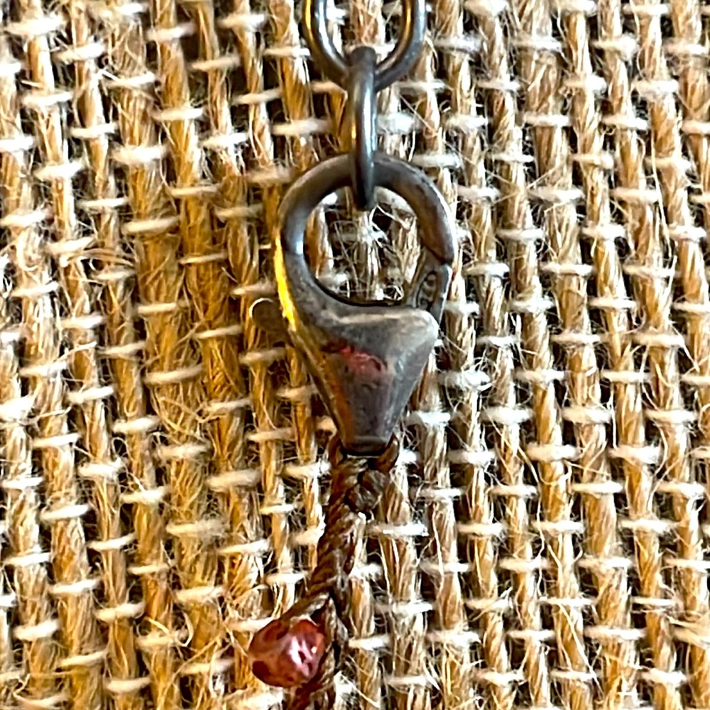 Victorian Gold and Purple amethyst pear Pendant Necklace - Picture 6 of 6